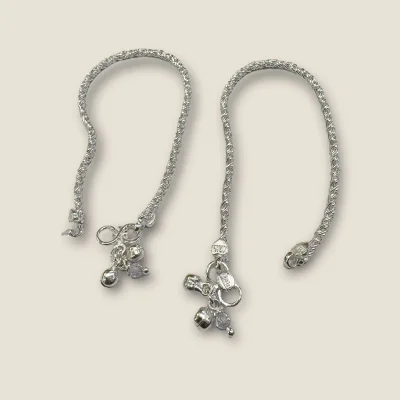 BEAUTIFUL GIRLISH BABY ANKLETS WITH LOVELY DESIGN | SPY396 BEAUTIFUL GIRLISH BABY ANKLETS WITH LOVELY DESIGN | SPY396