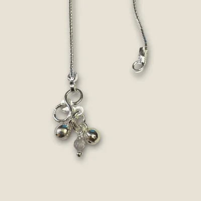 BEAUTIFUL GIRLISH SILVER BABY ANKLETS WITH UNIQUE DESIGN | SLR392 BEAUTIFUL GIRLISH SILVER BABY ANKLETS WITH UNIQUE DESIGN | SLR392