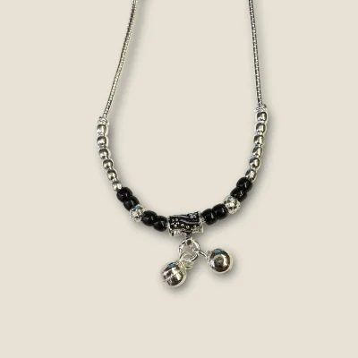 BEAUTIFUL GIRLISH SILVER BABY ANKLETS WITH UNIQUE DESIGN | SLR392 BEAUTIFUL GIRLISH SILVER BABY ANKLETS WITH UNIQUE DESIGN | SLR392