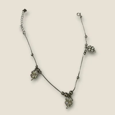 BEAUTIFUL 925 STERLING SILVER GIRLISH BRACELET WITH LOVELY DESIGN | SB59 BEAUTIFUL 925 STERLING SILVER GIRLISH BRACELET WITH LOVELY DESIGN | SB59