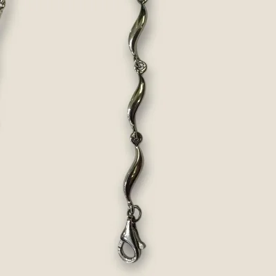 925 Sterling Silver Bracelet with Voley Design for Girls | SB158 925 Sterling Silver Bracelet with Voley Design for Girls | SB158