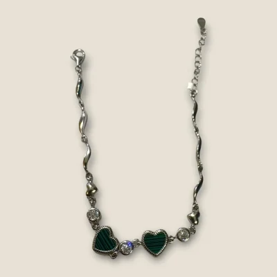 925 Sterling Silver Bracelet with Voley Design for Girls | SB158