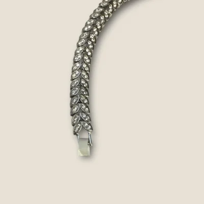 BEAUTIFUL 925 STERLING SILVER GIRLISH TENNIS BRACELET WITH ZERCONS | SB161 BEAUTIFUL 925 STERLING SILVER GIRLISH TENNIS BRACELET WITH ZERCONS | SB161