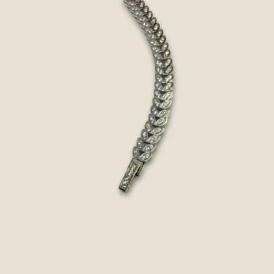 BEAUTIFUL 925 STERLING SILVER GIRLISH TENNIS BRACELET WITH ZERCONS | SB161 BEAUTIFUL 925 STERLING SILVER GIRLISH TENNIS BRACELET WITH ZERCONS | SB161