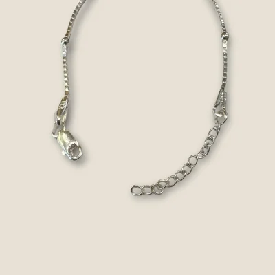 BEAUTIFUL SILVER RAKHI WIITH LOVELY SWASTIK DESIGN | SB78