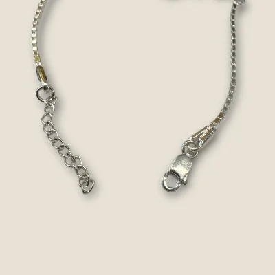 BEAUTIFUL SILVER RAKHI WIITH LOVELY RURAKSHA & OM DESIGN | SB77