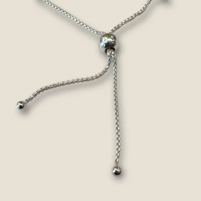 925 STERLING SILVER GIRLISH BRACELET WITH LOVELY DESIGN | SB129 925 STERLING SILVER GIRLISH BRACELET WITH LOVELY DESIGN | SB129