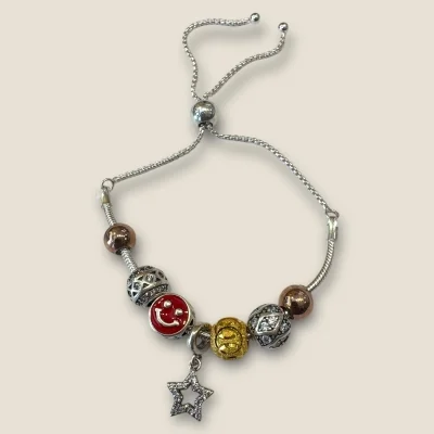 925 STERLING SILVER GIRLISH BRACELET WITH LOVELY DESIGN | SB124 925 STERLING SILVER GIRLISH BRACELET WITH LOVELY DESIGN | SB124