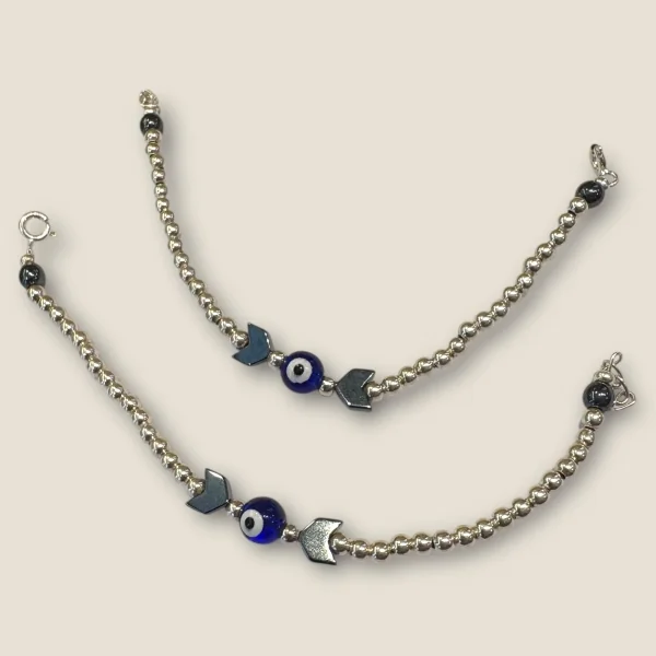 BEAUTIFUL 925 STERLING SILVER BABY BRACELET WITH LOVELY DESIGN | SB85