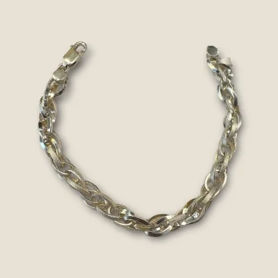 BEAUTIFUL 925 STERLING SILVER MEN'S BRACELET WITH UNIQUE DESIGN | SB93 BEAUTIFUL 925 STERLING SILVER MEN'S BRACELET WITH UNIQUE DESIGN | SB93