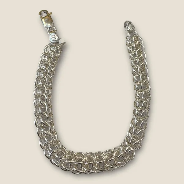 BEAUTIFUL 925 STERLING SILVER MEN'S BRACELET WITH UNIQUE DESIGN | SB137