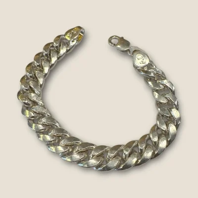 925 STERLING SILVER MEN'S BRACELET WITH UNIQUE DESIGN | SB14 925 STERLING SILVER MEN'S BRACELET WITH UNIQUE DESIGN | SB14