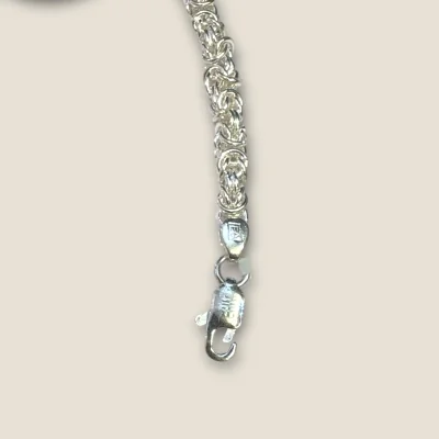 925 Sterling Silver Men's Bracelet with Turquoise Stone & Zircons, Salman Khan Bracelet | SB145