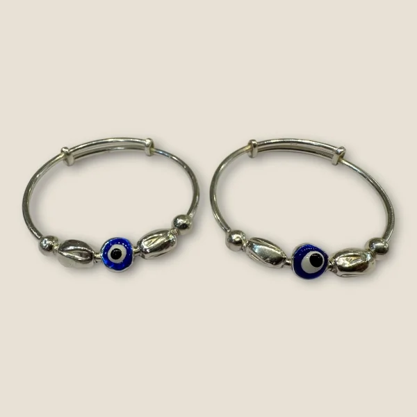 BEAUTIFUL 925 STERLING SILVER BABY KARA PAIR WITH UNIQUE DESIGN FOR YOUR LITTLE ONE | SK276