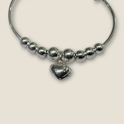 LOVELY 925 STERLING SILVER BABY KARA PAIR WITH BEAUTIFUL DESIGN FOR YOUR LITTLE ONE | SK275