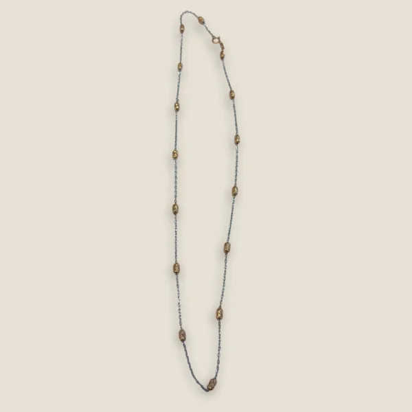 BEAUTIFUL 925 STERLING SILVER NECKLACE WITH LOVELY DESIGN | SC100