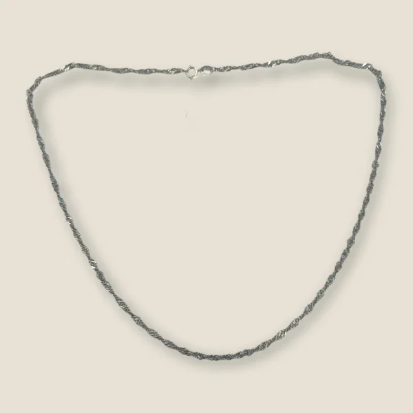 BEAUTIFUL 925 STERLING SILVER CHAIN WITH LOVELY DESIGN | SC77