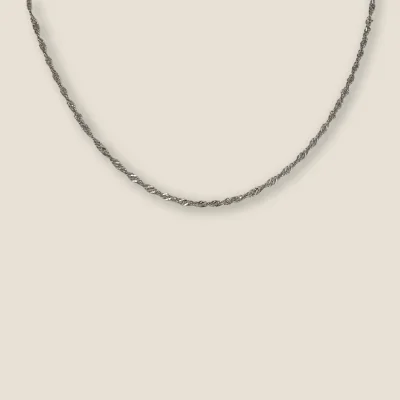 BEAUTIFUL 925 STERLING SILVER CHAIN WITH LOVELY DESIGN | SC77 BEAUTIFUL 925 STERLING SILVER CHAIN WITH LOVELY DESIGN | SC77