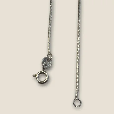 BEAUTIFUL 925 STERLING SILVER GIRLISH CHAIN WITH LOVELY DESIGN | SC155 BEAUTIFUL 925 STERLING SILVER GIRLISH CHAIN WITH LOVELY DESIGN | SC155
