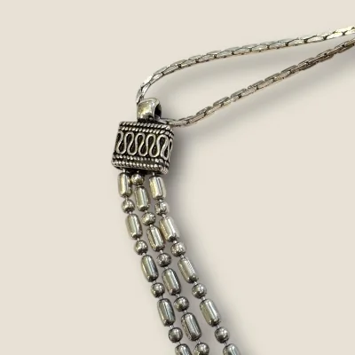 BEAUTIFUL 925 STERLING SILVER NECKLACE WITH LOVELY EARINGS | SC171 , STP278 BEAUTIFUL 925 STERLING SILVER NECKLACE WITH LOVELY EARINGS | SC171 , STP278