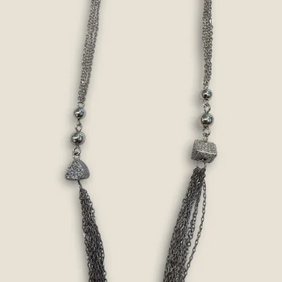 BEAUTIFUL 925 STERLING SILVER GIRLISH NECKLACE WITH LOVELY DESIGN | SC121 BEAUTIFUL 925 STERLING SILVER GIRLISH NECKLACE WITH LOVELY DESIGN | SC121