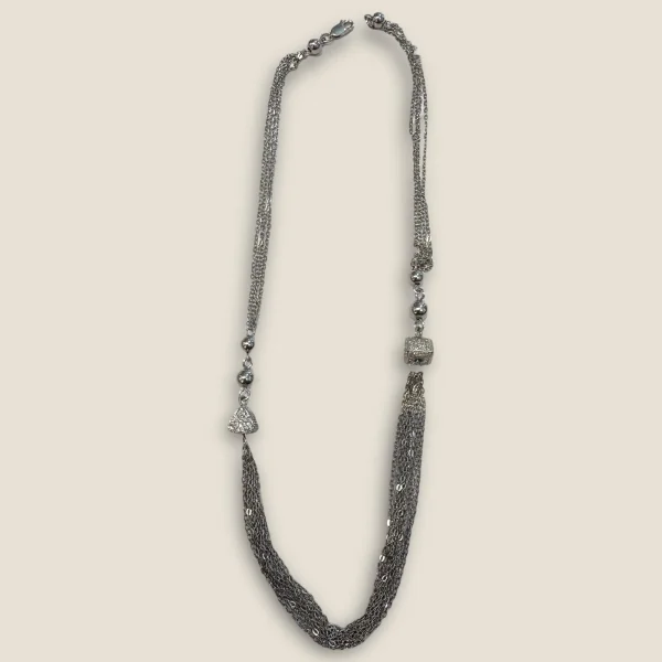 BEAUTIFUL 925 STERLING SILVER GIRLISH NECKLACE WITH LOVELY DESIGN | SC121