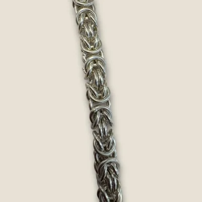 BEAUTIFUL 925 STERLING SILVER MEN'S CHAIN WITH LOVELY UNIQUE DESIGN | SC167