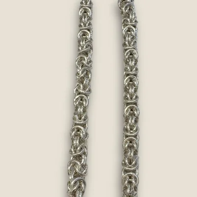 BEAUTIFUL 925 STERLING SILVER MEN'S CHAIN WITH LOVELY UNIQUE DESIGN | SC167