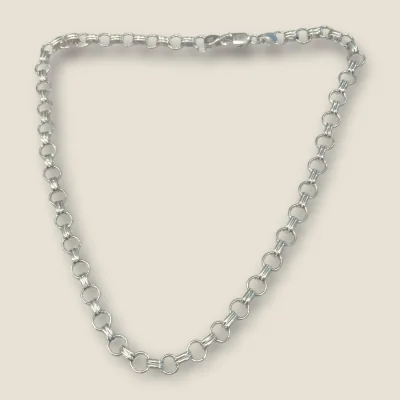 BEAUTIFUL 925 STERLING SILVER MEN'S CHAIN WITH LOVELY UNIQUE DESIGN | SC250 BEAUTIFUL 925 STERLING SILVER MEN'S CHAIN WITH LOVELY UNIQUE DESIGN | SC250