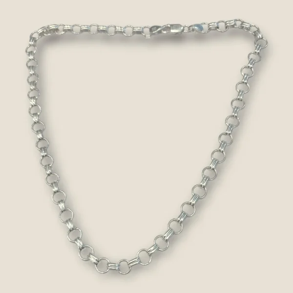 BEAUTIFUL 925 STERLING SILVER MEN'S CHAIN WITH LOVELY UNIQUE DESIGN | SC250