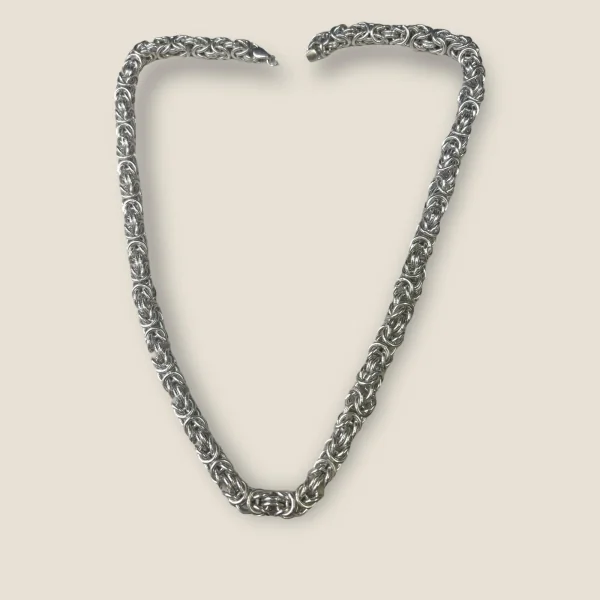 BEAUTIFUL 925 STERLING SILVER MEN'S CHAIN WITH LOVELY UNIQUE DESIGN | SC167
