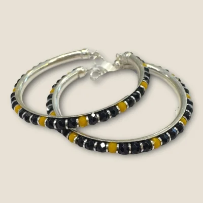 BEAUTIFUL 925 STERLING SILVER BABY KARA PAIR WITH LOVELY UNIQUE DESIGN FOR YOUR LITTLE ONE | SK267