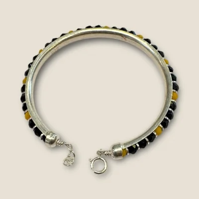 BEAUTIFUL 925 STERLING SILVER BABY KARA PAIR WITH LOVELY UNIQUE DESIGN FOR YOUR LITTLE ONE | SK267