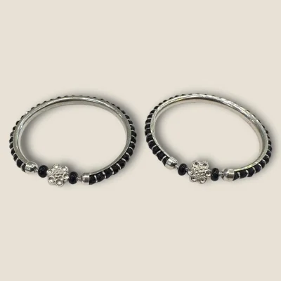 BEAUTIFUL 925 STERLING SILVER BABY KARA PAIR WITH LOVELY UNIQUE DESIGN FOR YOUR LITTLE ONE | SK274 BEAUTIFUL 925 STERLING SILVER BABY KARA PAIR WITH LOVELY UNIQUE DESIGN FOR YOUR LITTLE ONE | SK274