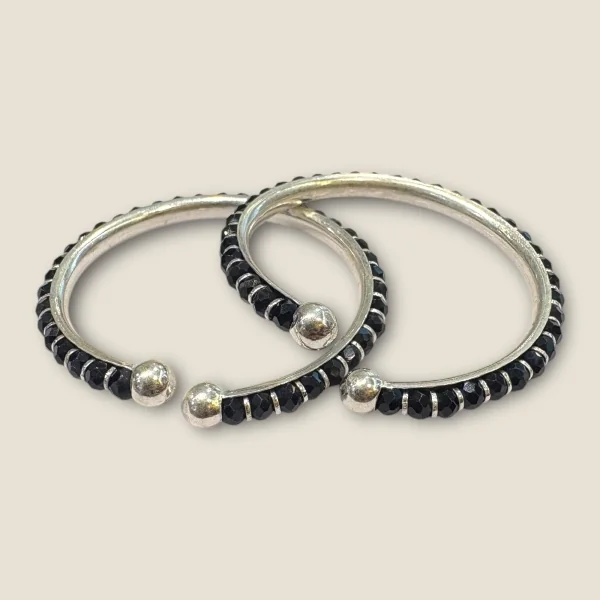 BEAUTIFUL 925 STERLING SILVER BABY KARA PAIR WITH LOVELY UNIQUE DESIGN FOR YOUR LITTLE ONE | SK268