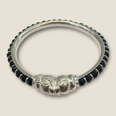 BEAUTIFUL 925 STERLING SILVER BABY KARA PAIR WITH LOVELY UNIQUE DESIGN FOR YOUR LITTLE ONE | SK269