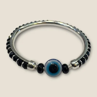 BEAUTIFUL 925 STERLING SILVER BABY KARA PAIR WITH LOVELY UNIQUE DESIGN FOR YOUR LITTLE ONE | SK271