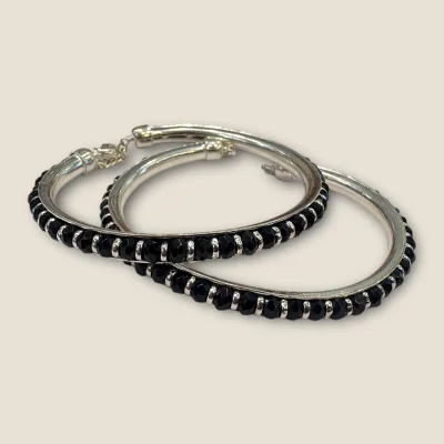 BEAUTIFUL 925 STERLING SILVER BABY KARA PAIR WITH LOVELY UNIQUE DESIGN FOR YOUR LITTLE ONE | SK13