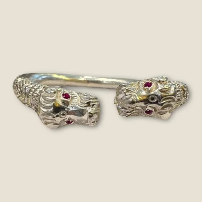 BEAUTIFUL 925 STERLING SILVER MEN'S KARA WITH LOVELY UNIQUE DESIGN | SK212 BEAUTIFUL 925 STERLING SILVER MEN'S KARA WITH LOVELY UNIQUE DESIGN | SK212