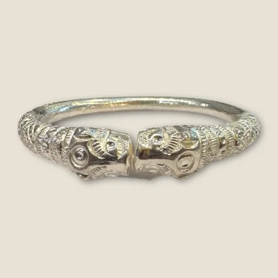 BEAUTIFUL 925 STERLING SILVER MEN'S KARA WITH LOVELY UNIQUE DESIGN | SK290 BEAUTIFUL 925 STERLING SILVER MEN'S KARA WITH LOVELY UNIQUE DESIGN | SK290