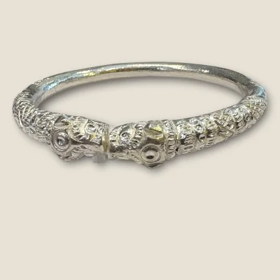 BEAUTIFUL 925 STERLING SILVER MEN'S KARA WITH LOVELY UNIQUE DESIGN | SK300 BEAUTIFUL 925 STERLING SILVER MEN'S KARA WITH LOVELY UNIQUE DESIGN | SK300
