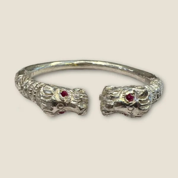 BEAUTIFUL 925 STERLING SILVER MEN'S KARA WITH LOVELY UNIQUE DESIGN | SK211