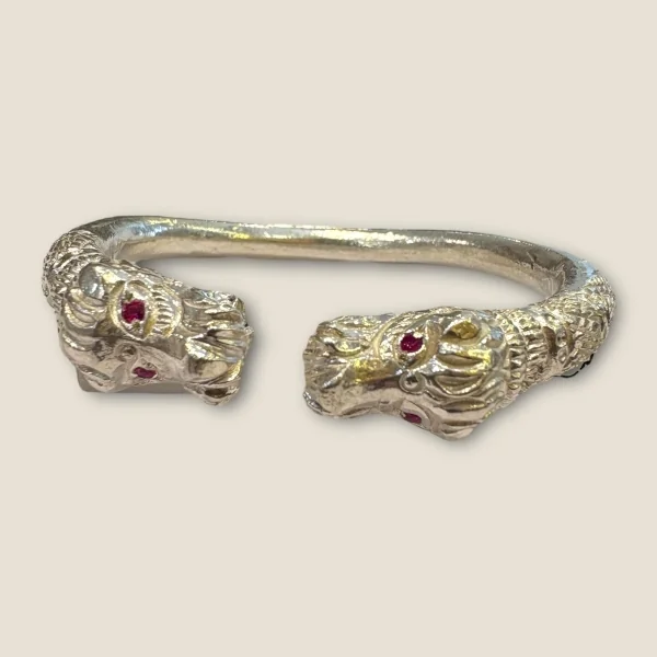 BEAUTIFUL 925 STERLING SILVER MEN'S KARA WITH LOVELY UNIQUE DESIGN | SK209