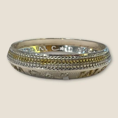 BEAUTIFUL 925 STERLING SILVER MEN'S KARA WITH LOVELY DESIGN | SK120 BEAUTIFUL 925 STERLING SILVER MEN'S KARA WITH LOVELY DESIGN | SK120