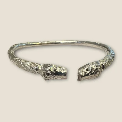 BEAUTIFUL 925 STERLING SILVER MEN'S KARA WITH LOVELY UNIQUE DESIGN | SK309 BEAUTIFUL 925 STERLING SILVER MEN'S KARA WITH LOVELY UNIQUE DESIGN | SK309