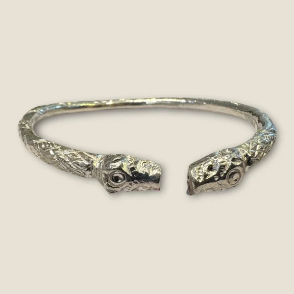 BEAUTIFUL 925 STERLING SILVER MEN'S KARA WITH LOVELY UNIQUE DESIGN | SK309