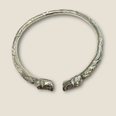 BEAUTIFUL 925 STERLING SILVER MEN'S KARA WITH LOVELY UNIQUE DESIGN | SK309 BEAUTIFUL 925 STERLING SILVER MEN'S KARA WITH LOVELY UNIQUE DESIGN | SK309