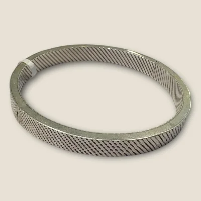 BEAUTIFUL 925 STERLING SILVER MEN'S KARA WITH LOVELY UNIQUE DESIGN | SK237