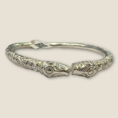 BEAUTIFUL 925 STERLING SILVER MEN'S KARA WITH LOVELY UNIQUE DESIGN | SK213 BEAUTIFUL 925 STERLING SILVER MEN'S KARA WITH LOVELY UNIQUE DESIGN | SK213