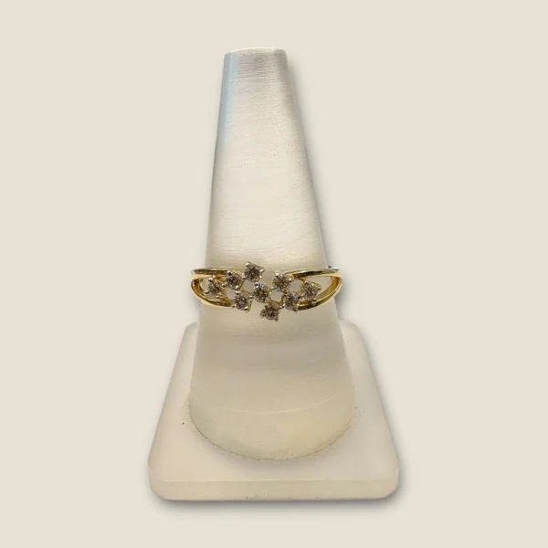 BEAUTIFUL GIRLISH DIAMOND RING WITH UNIQUE DESIGN | DLR100